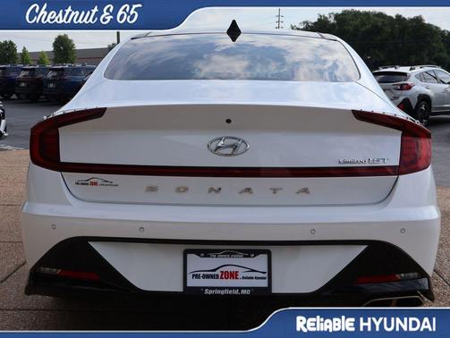 Quartz White 2021 Hyundai SONATA Limited