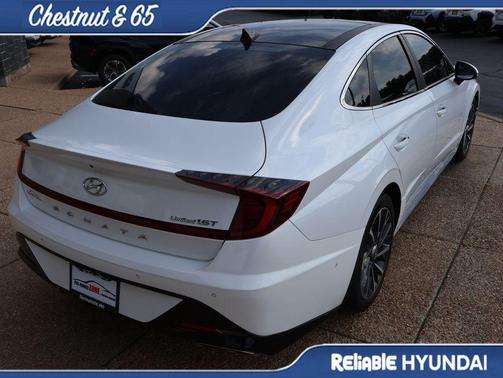 Quartz White 2021 Hyundai SONATA Limited