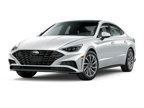 Quartz White 2021 Hyundai SONATA Limited