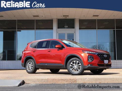 Lava Orange 2019 Hyundai SANTA FE SEL 2.4