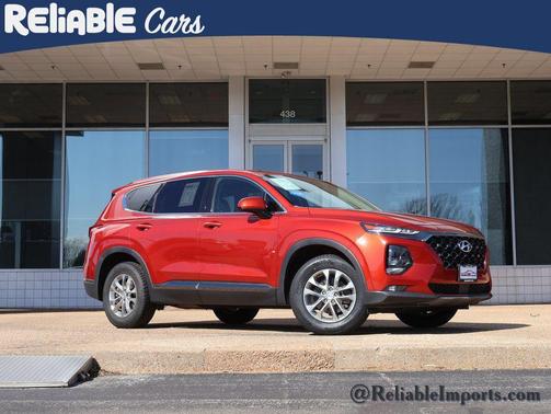Lava Orange 2019 Hyundai SANTA FE SEL 2.4