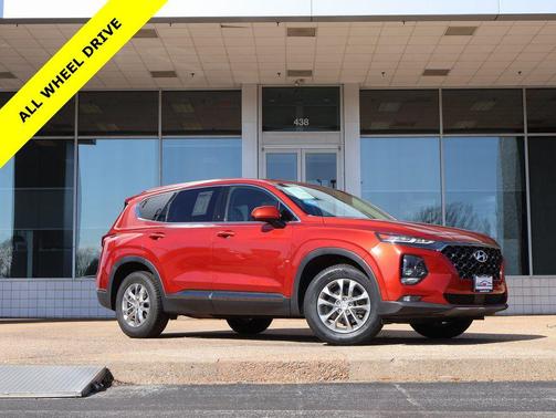 Lava Orange 2019 Hyundai SANTA FE SEL 2.4