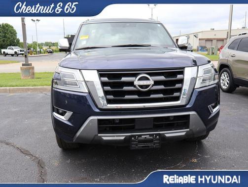 Hermosa Blue Pearl 2021 Nissan Armada Platinum 4WD