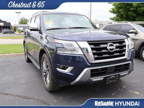 Hermosa Blue Pearl 2021 Nissan Armada Platinum 4WD