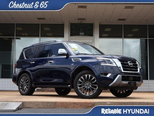 Hermosa Blue Pearl 2021 Nissan Armada Platinum 4WD