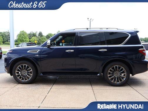 Hermosa Blue Pearl 2021 Nissan Armada Platinum 4WD