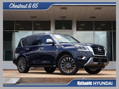 Hermosa Blue Pearl 2021 Nissan Armada Platinum 4WD