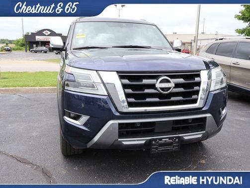 Hermosa Blue Pearl 2021 Nissan Armada Platinum 4WD