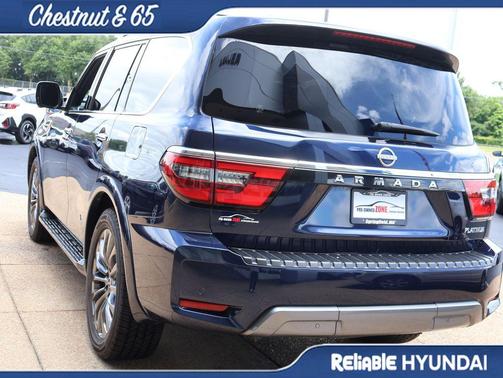 Hermosa Blue Pearl 2021 Nissan Armada Platinum 4WD