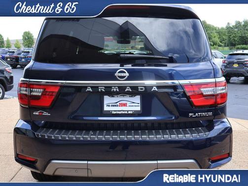 Hermosa Blue Pearl 2021 Nissan Armada Platinum 4WD