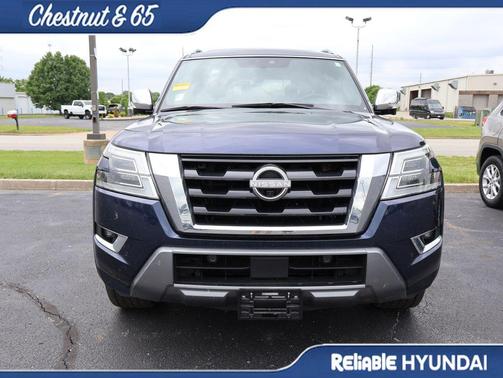 Hermosa Blue Pearl 2021 Nissan Armada Platinum 4WD