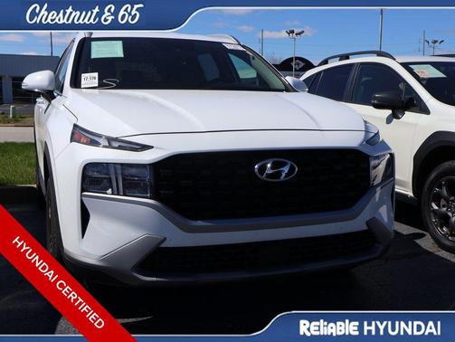 Serenity White Pearl 2023 Hyundai SANTA FE SEL 2.4