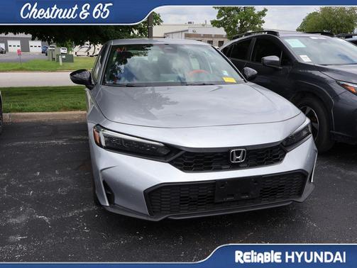 Solar Silver 2025 Honda Civic Sport