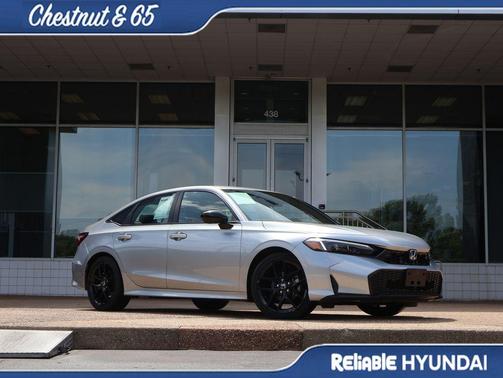 Solar Silver 2025 Honda Civic Sport