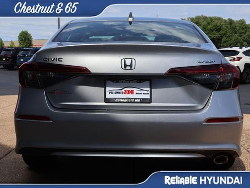 Solar Silver 2025 Honda Civic Sport