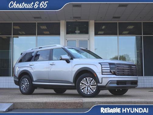 Typhoon Silver 2026 Hyundai Palisade Hybrid Blue SEL 7P