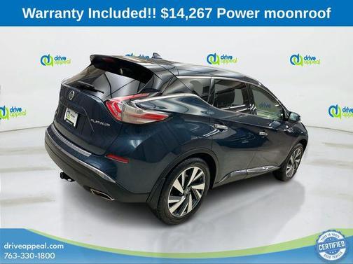 Arctic Blue Metallic 2018 Nissan Murano Platinum