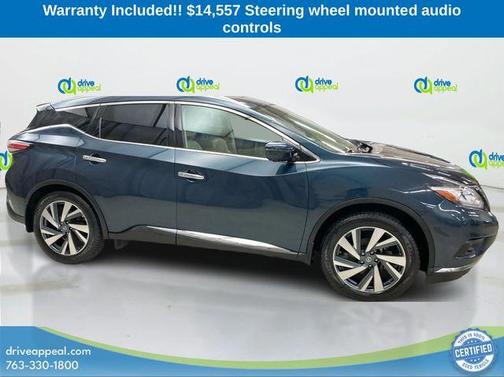 Arctic Blue Metallic 2018 Nissan Murano Platinum