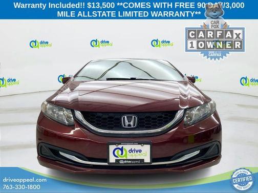 Crimson Pearl 2014 Honda Civic LX