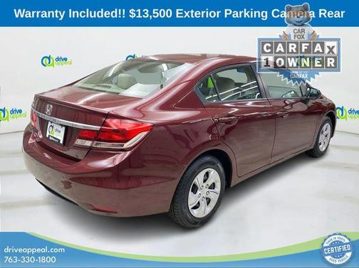 Crimson Pearl 2014 Honda Civic LX
