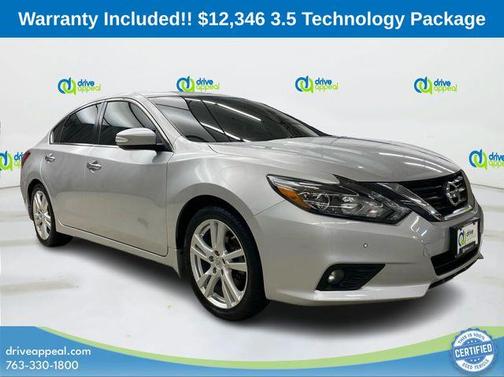 Brilliant Silver 2016 Nissan Altima 3.5 SL