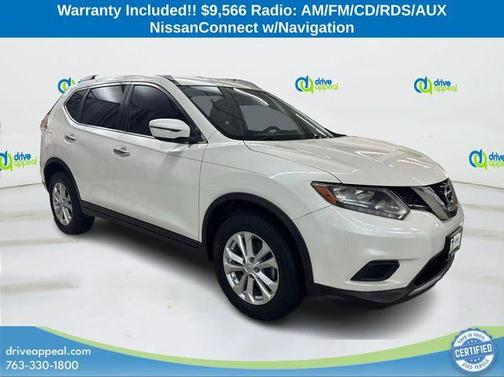 Pearl White 2016 Nissan Rogue SV