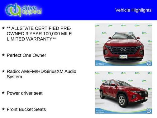 Calypso Red 2022 Hyundai TUCSON SEL