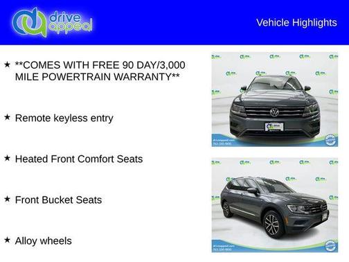 Platinum Gray Metallic 2021 Volkswagen Tiguan 2.0T SE