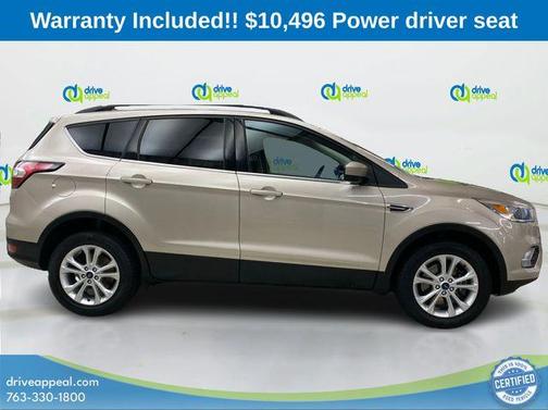 White Gold Metallic 2018 Ford Escape SE