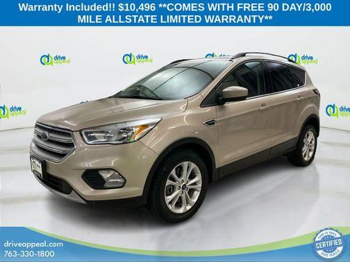 White Gold Metallic 2018 Ford Escape SE