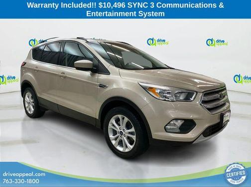 White Gold Metallic 2018 Ford Escape SE