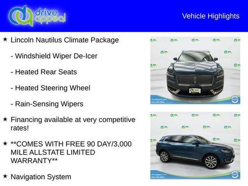 2019 Lincoln Nautilus Select