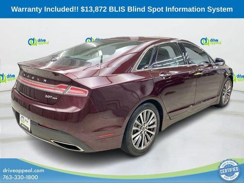 Burgundy 2017 Lincoln MKZ Select