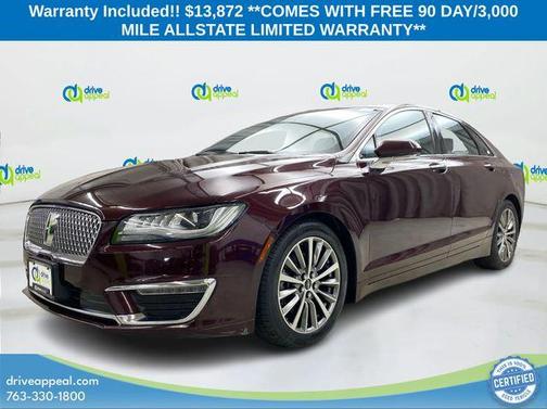 Burgundy 2017 Lincoln MKZ Select