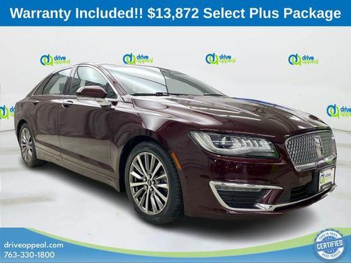 Burgundy 2017 Lincoln MKZ Select