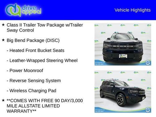 Blue Metallic 2021 Ford Bronco Sport Big Bend
