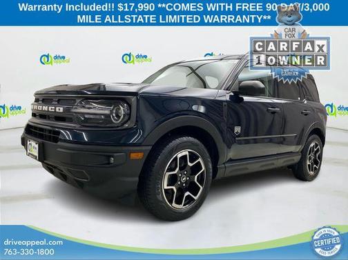 Blue Metallic 2021 Ford Bronco Sport Big Bend
