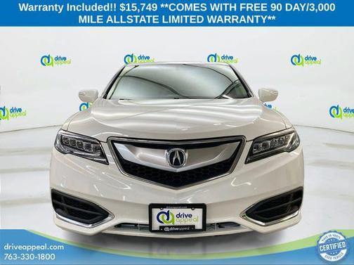 White Diamond Pearl 2016 Acura RDX Base