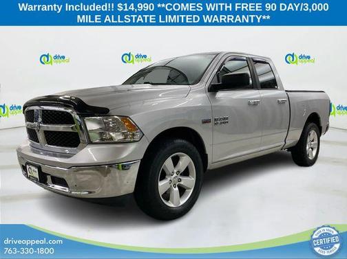 Bright Silver Clearcoat Metallic 2016 RAM 1500 SLT