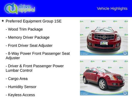 Crystal Red Tintcoat 2010 Cadillac SRX Premium Collection