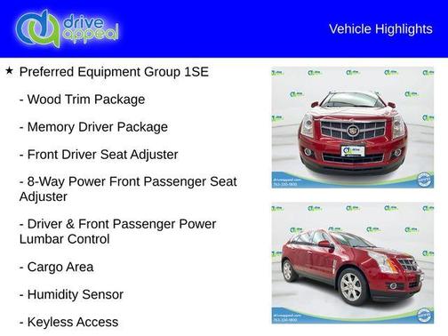 Crystal Red Tintcoat 2010 Cadillac SRX Premium Collection
