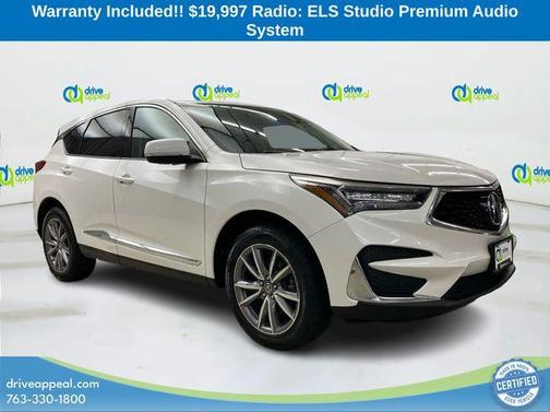 Platinum White Pearl 2020 Acura RDX Technology Package