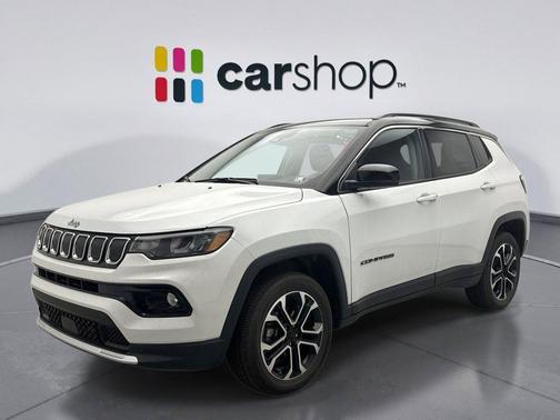 Bright White Clearcoat 2022 Jeep Compass Limited