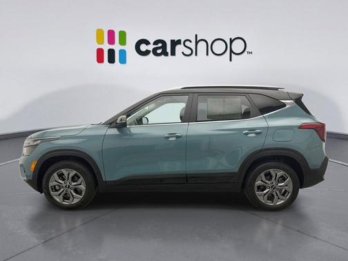 Pluton Blue/Black Roof 2024 Kia Seltos S