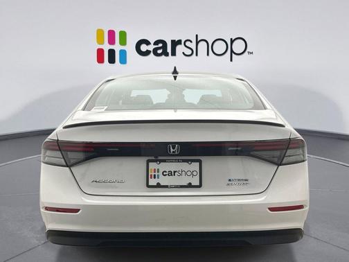 Platinum White 2025 Honda Accord Hybrid Sport