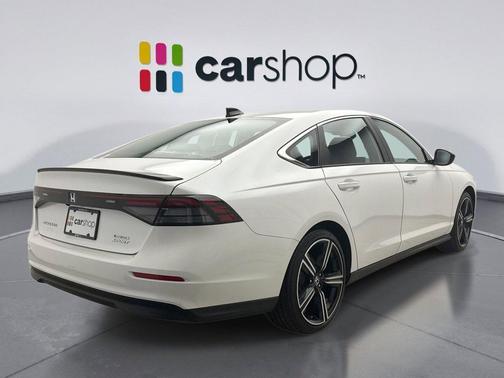 Platinum White 2025 Honda Accord Hybrid Sport