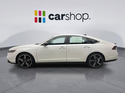 Platinum White 2025 Honda Accord Hybrid Sport