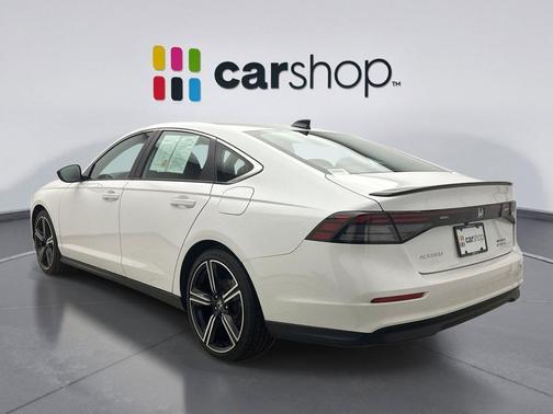 Platinum White 2025 Honda Accord Hybrid Sport