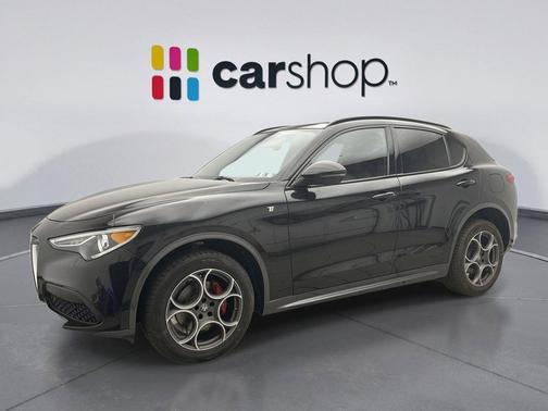Vulcano Black Metallic 2022 Alfa Romeo Stelvio Ti