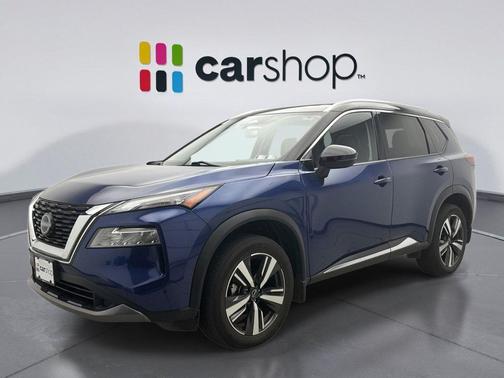 Caspian Blue Metallic/Super Black 2023 Nissan Rogue SL